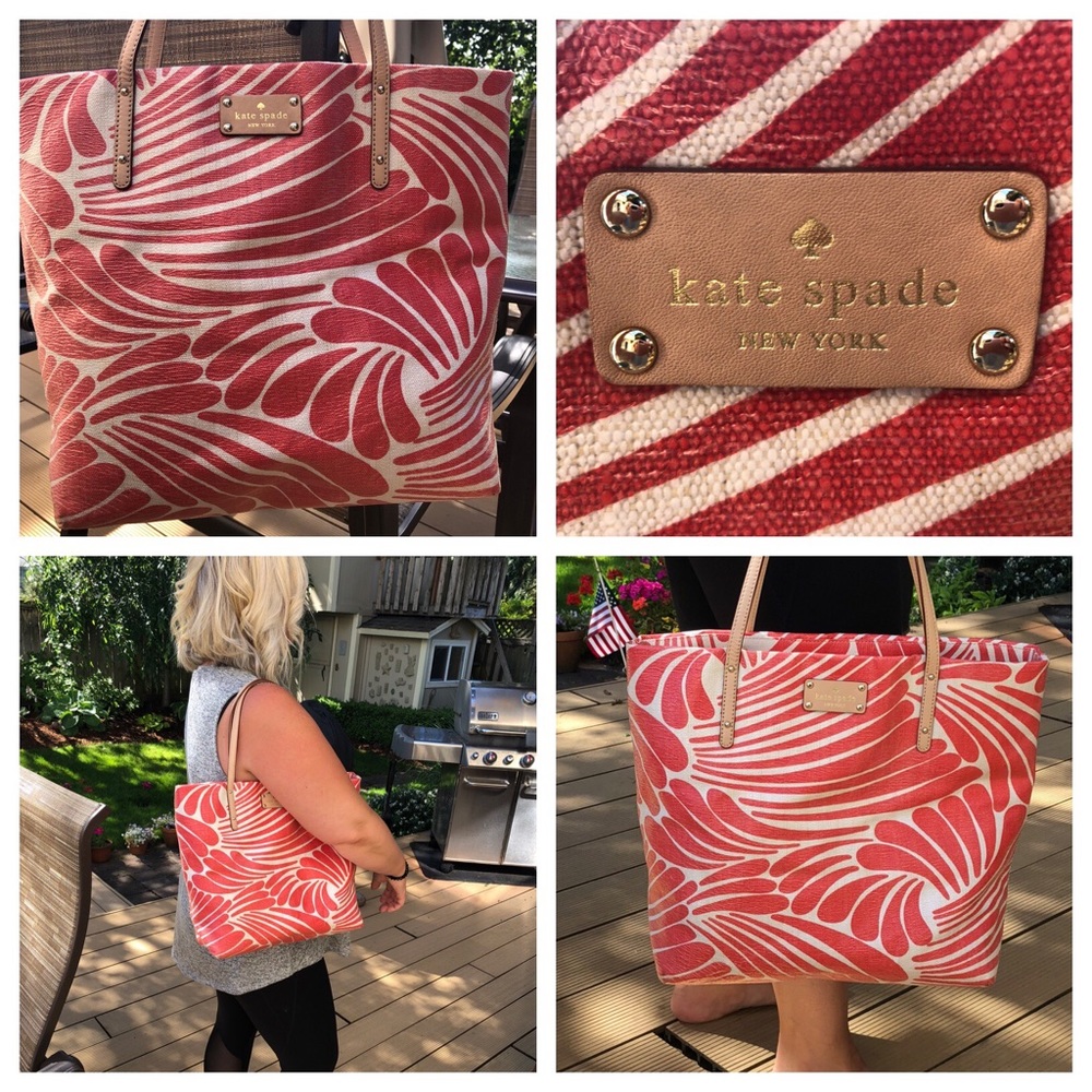 EUC Kate Spade Tote❤️🧡❤️